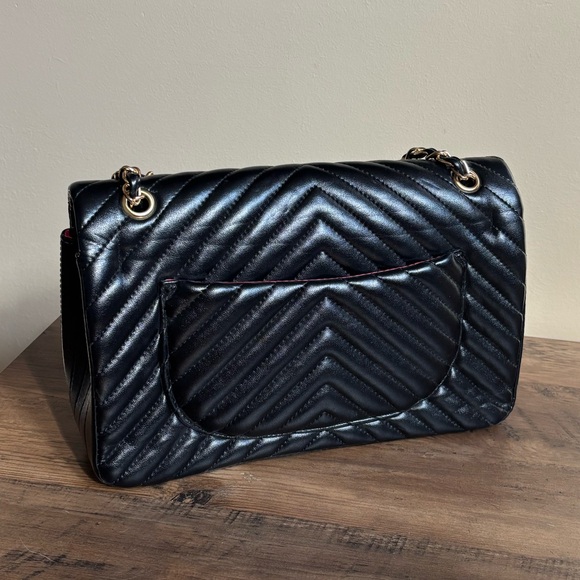 Black quilted crossbody bag, new - Picture 2 of 7